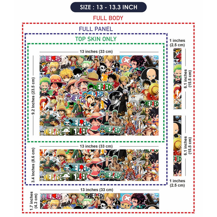 Laptop Skin - One Piece Sticker Bomb