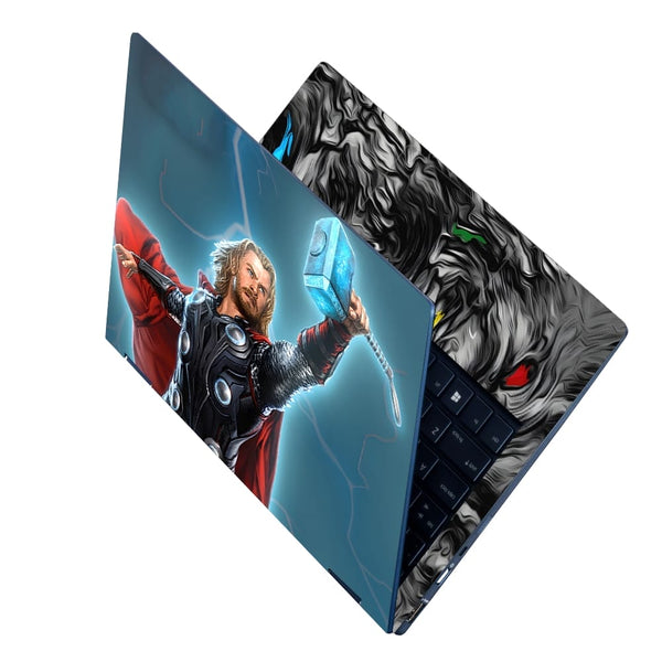 Laptop Skin - Thor Flying with Hammer