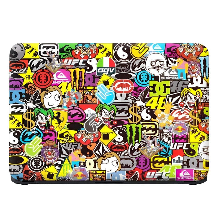Laptop Skin - Monster Sticker Bomb