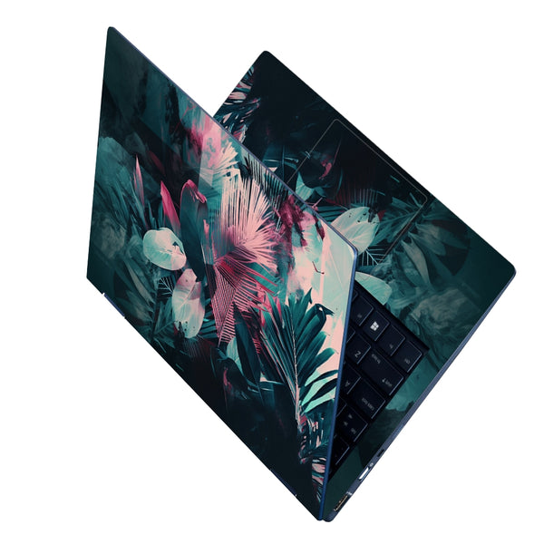 Laptop Skin - Vibrant Colored Palm Tree Backdrop