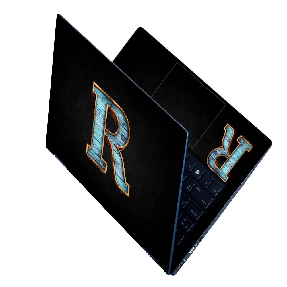 Shop Realistic R Letter Laptop Skin | Buy Online Now – SkinsLegend