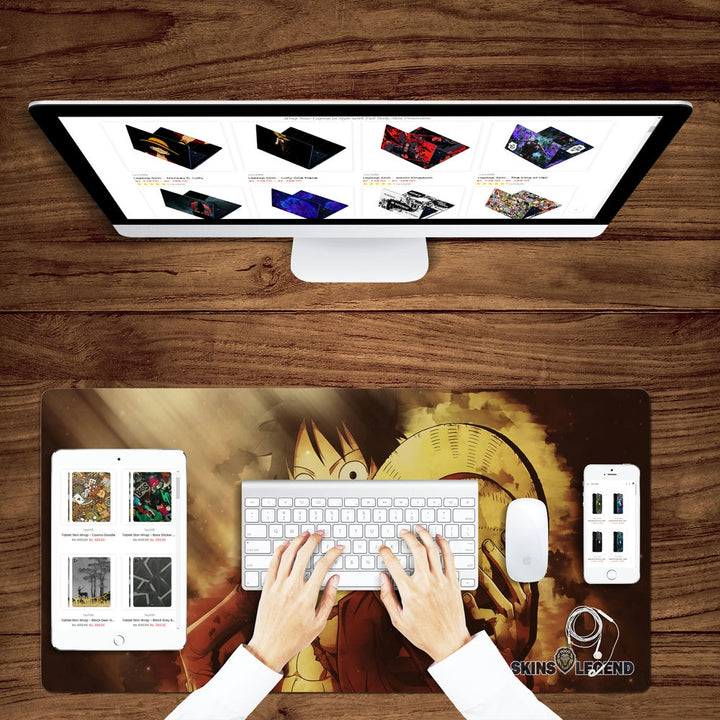 Anti-Slip Desk Mat Gaming Mouse Pad - One Piece Monkey D Luffy MDL32