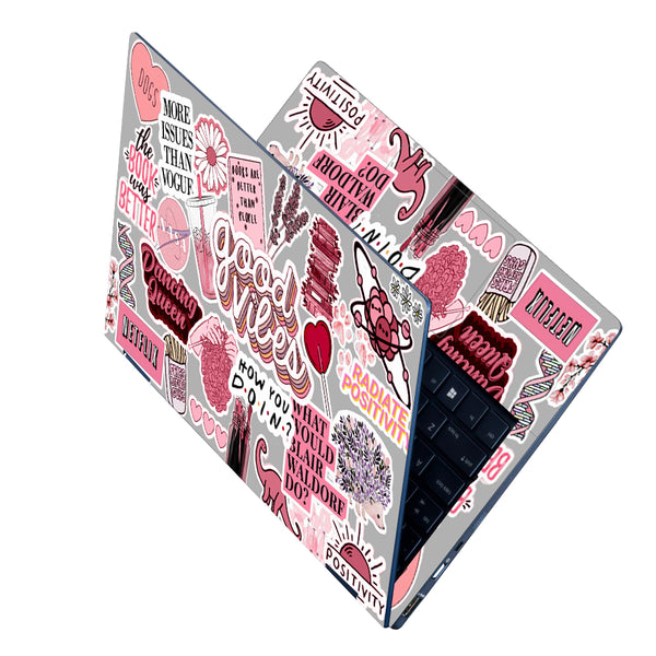 Laptop Skin - Good Vibes Typography