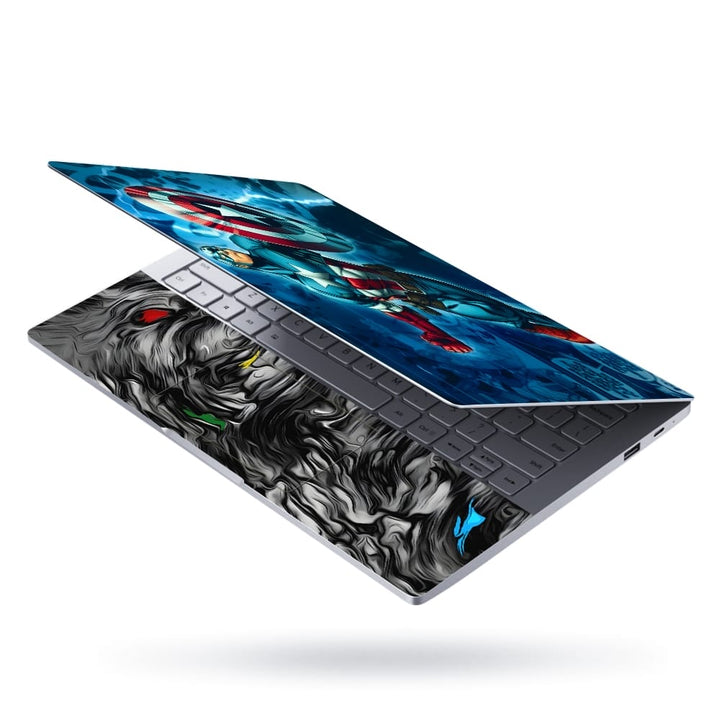 Laptop Skin - Captain Flying Blue Design
