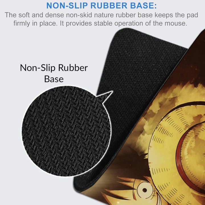 Anti-Slip Desk Mat Gaming Mouse Pad - One Piece Monkey D Luffy MDL32