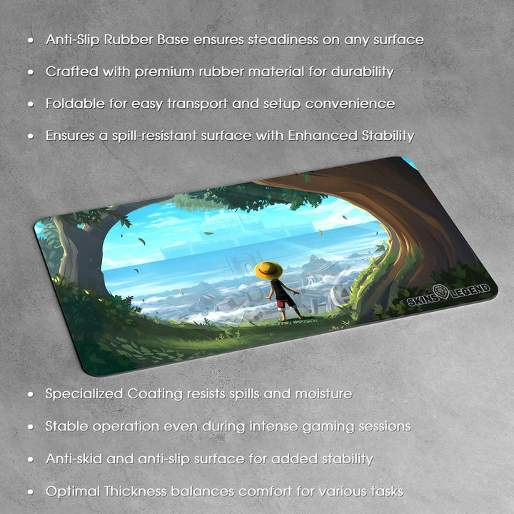 Anti-Slip Desk Mat Gaming Mouse Pad - One Piece Monkey D Luffy MDL01