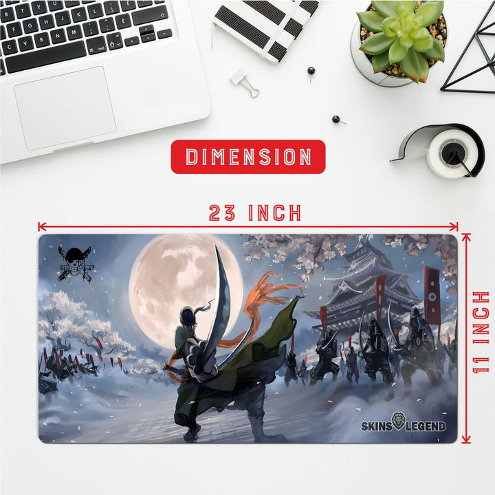 Anti-Slip Desk Mat Gaming Mouse Pad - One Piece Roronoa Zoro RZ11