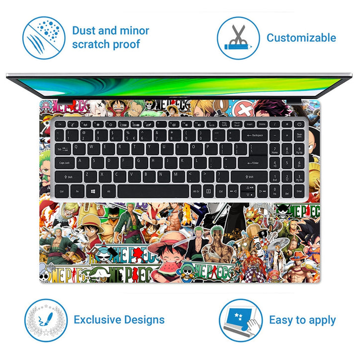 Laptop Skin - One Piece Sticker Bomb
