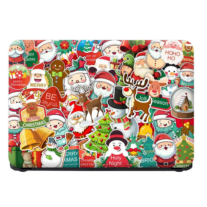 Laptop Skin - Christmas Santa Sticker Bomb