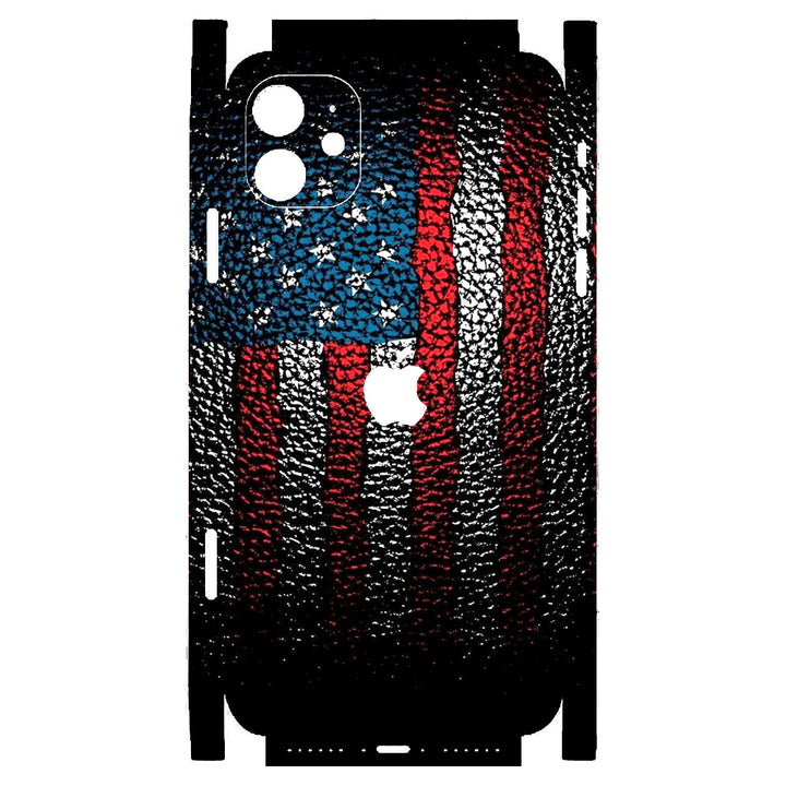 Apple iPhone Skin Wrap - US Flag Design Dark - SkinsLegend