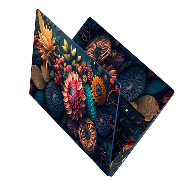 Laptop Skin - Closeup Textural Bright Exotic Flowers