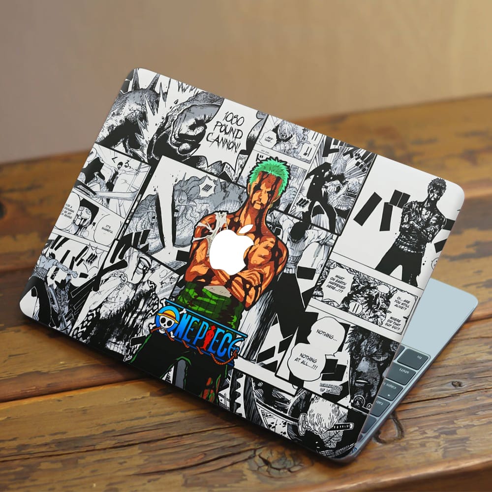 Laptop Skin for Apple MacBook - Anime One Piece Roronoa Zoro Manga ...