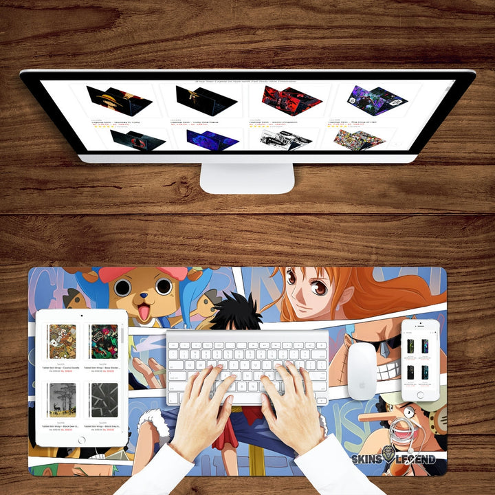 Anti-Slip Desk Mat Gaming Mouse Pad - One Piece Monkey D Luffy MDL16