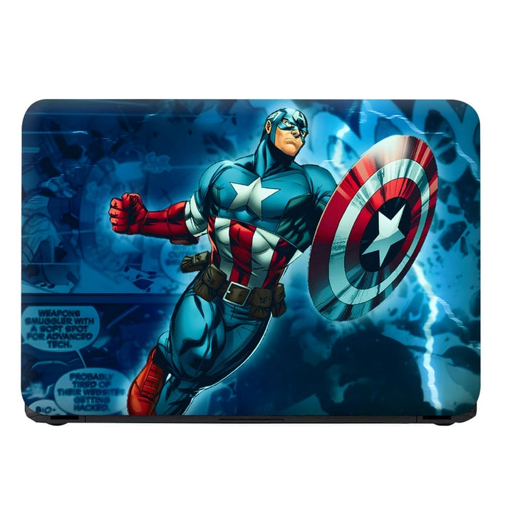 Laptop Skin - Captain Flying Blue Design