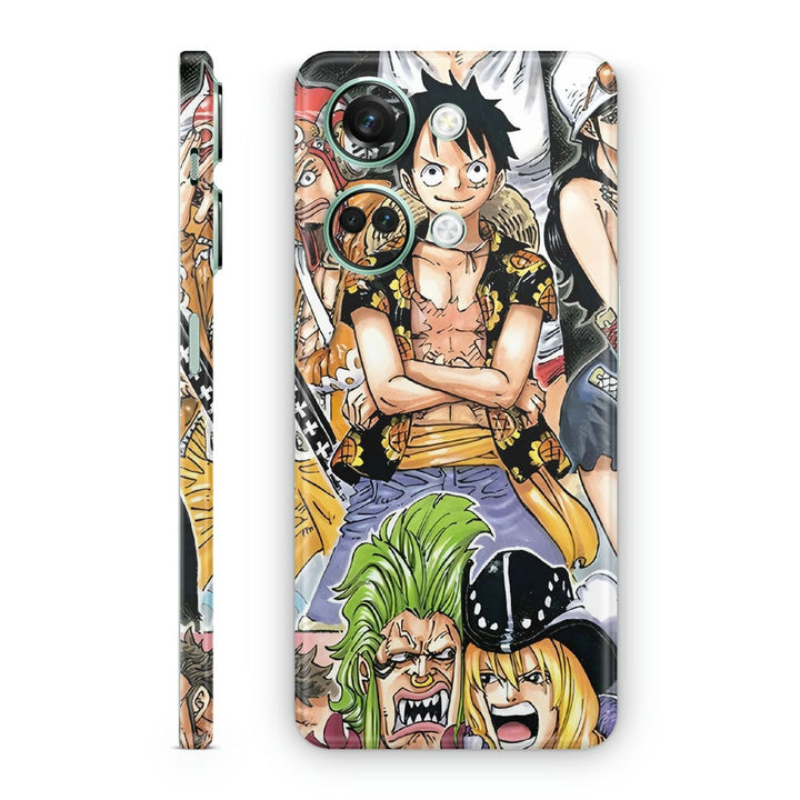Mobile Skin Wrap Anime One Piece Collage - Main Image