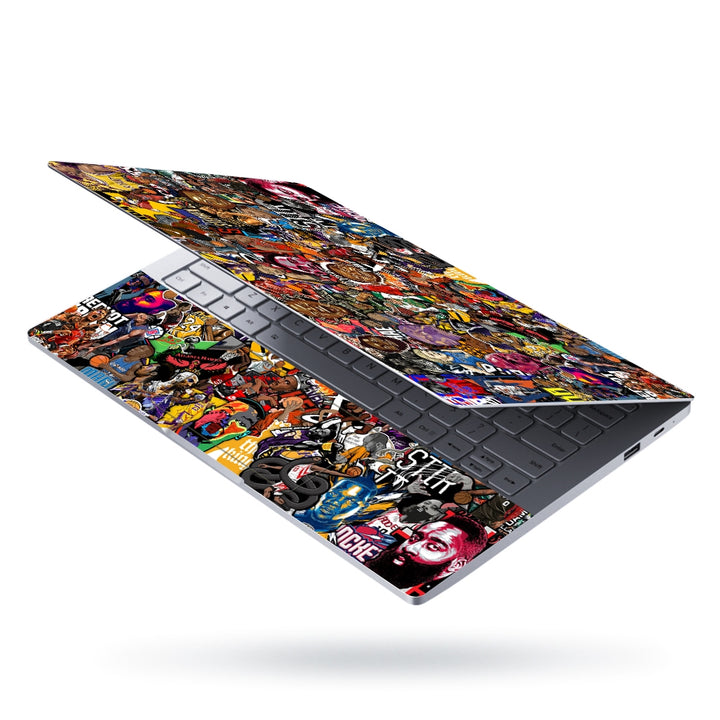 Laptop Skin - Basketball Sticker Bomb DS2
