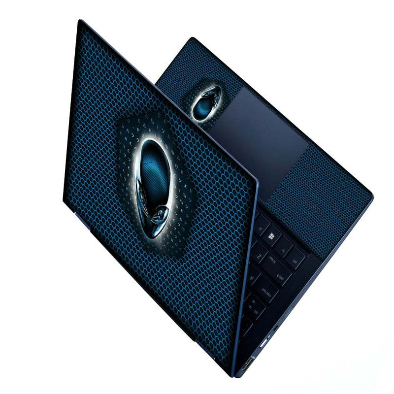 Full Panel Laptop Skin - Alienware Blue Net – SkinsLegend