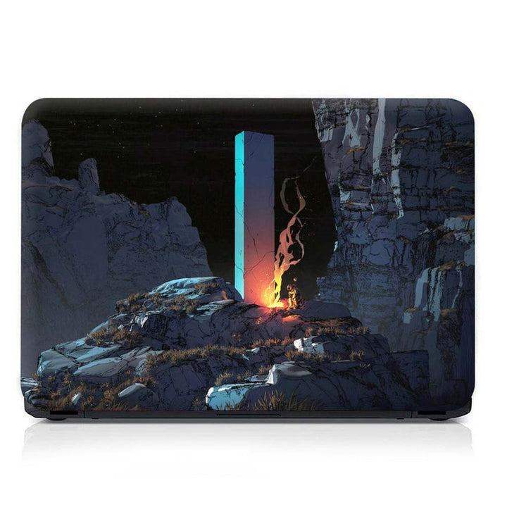 Full Panel Laptop Skin - Astronaut Fire