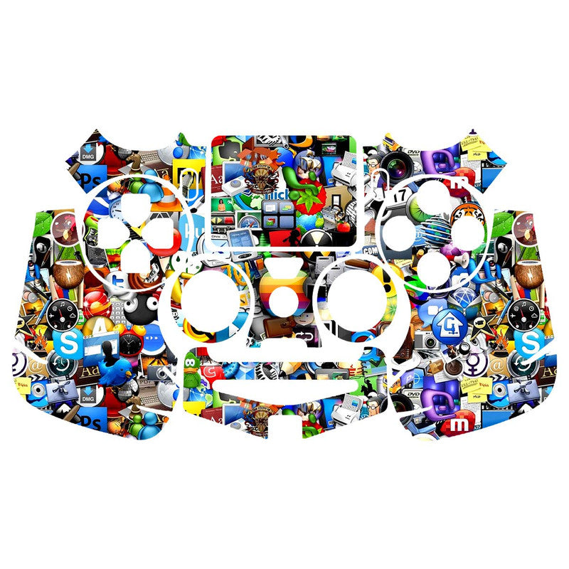 Protective Vinyl Skin Decal Skin Compatible with Sony Playstation Protective Vinyl Skin Decal Skin Compatible with Sony Playstation