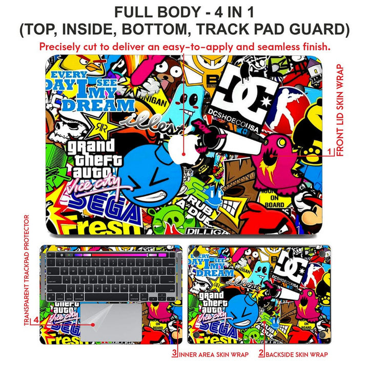 Skin Wrap pour Macbook Air 11 pouces autocollant bande Skin Wrap pour Macbook Air 11 pouces autocollant bande