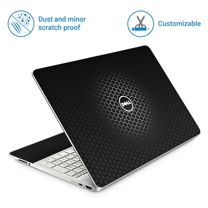 Full Panel Laptop Skin - Dell Honeycomb