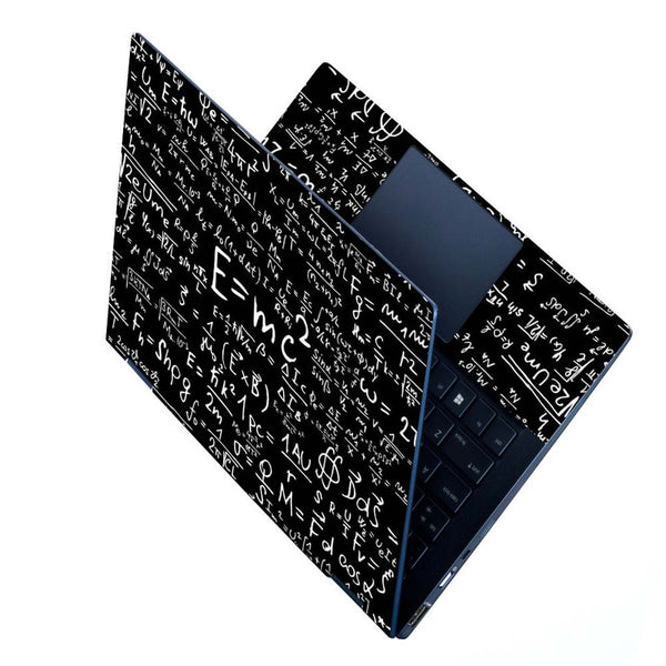 Full Panel Laptop Skin - Emc2 Black