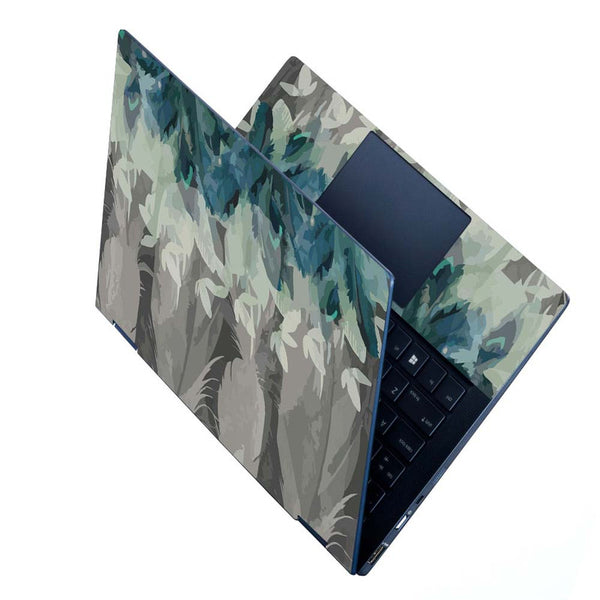 Full Panel Laptop Skin - Grass Leaf Art