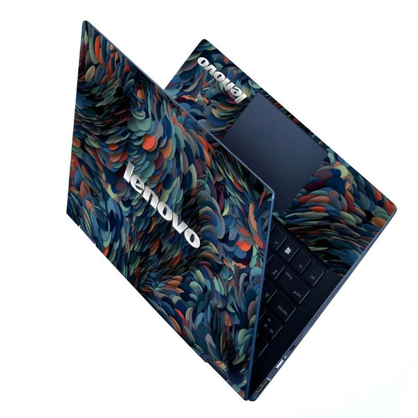 Full Panel Laptop Skin - Lenovo 3D Circles