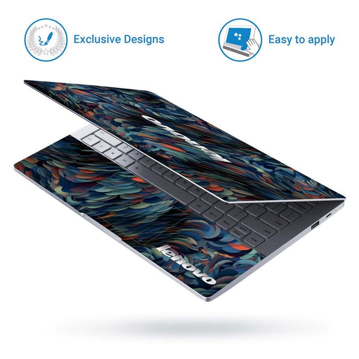 Full Panel Laptop Skin - Lenovo 3D Circles