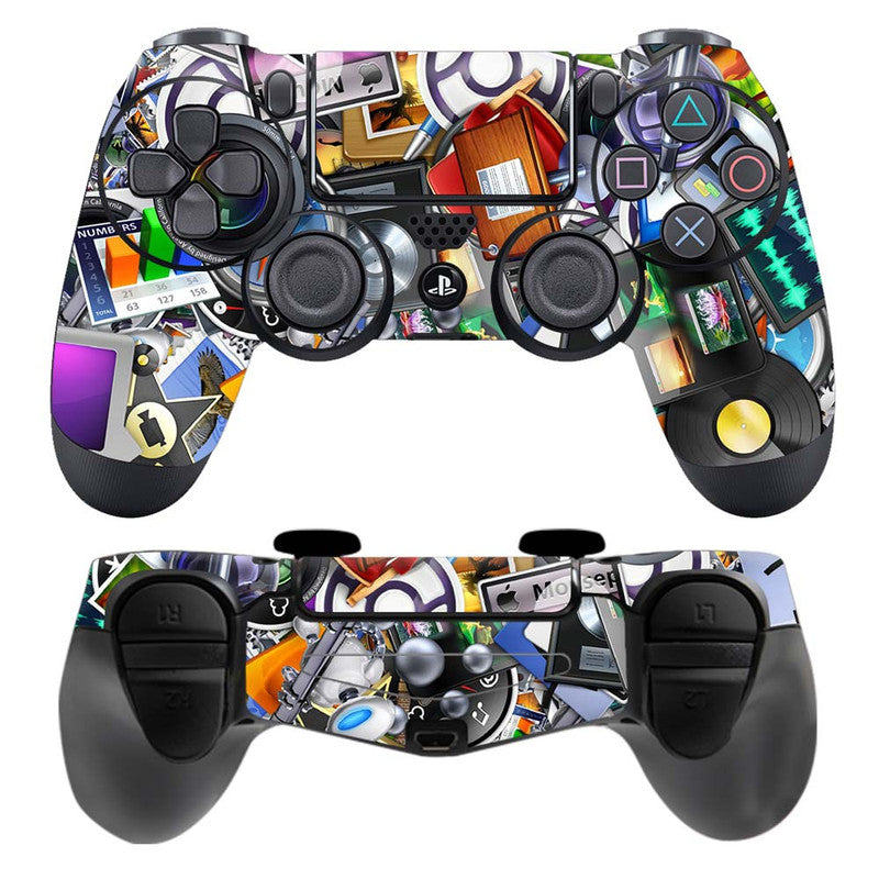 Sticker Bomb Ps4 Controller Skin Wrap Vinyl Sticker for DualShock 4 Wireless Controller- Lens Stic ...