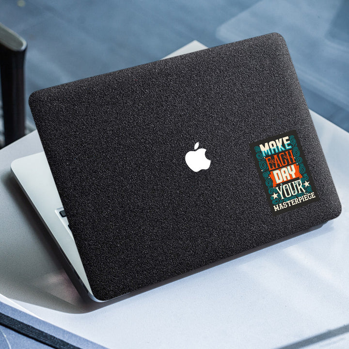 Laptop Skin for Apple MacBook Make Each Day Your Black Back