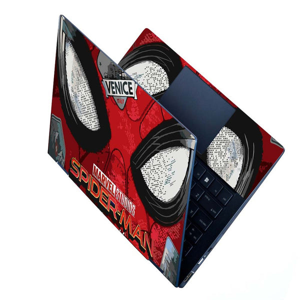 Full Panel Laptop Skin - Marvel Spiderman Eyes