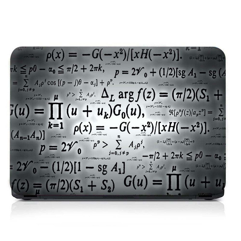 Full Panel Laptop Skin - Maths Equation Grey Abstract – SkinsLegend