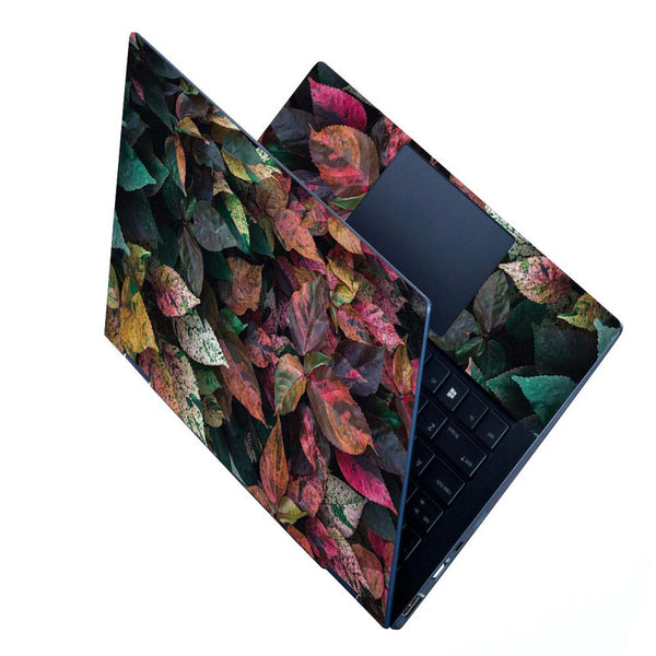 Full Panel Laptop Skin - Multicolor Leaves