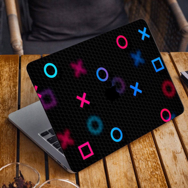 Laptop Skin for Apple MacBook - Play Buttons – SkinsLegend