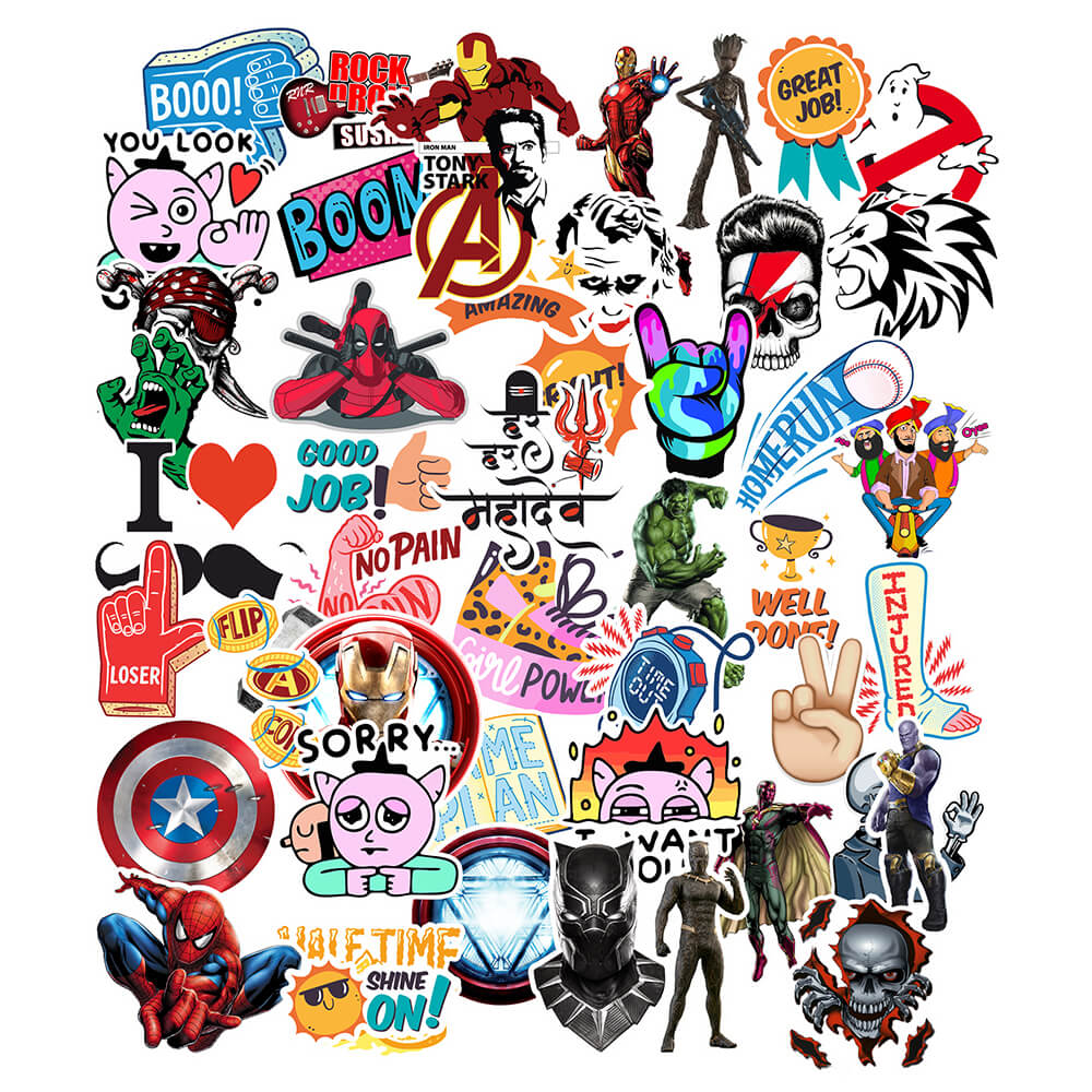 Good Sticker Waterproof Set of 48 Waterproof Vinyl Decal Stickers | SkinsLegend