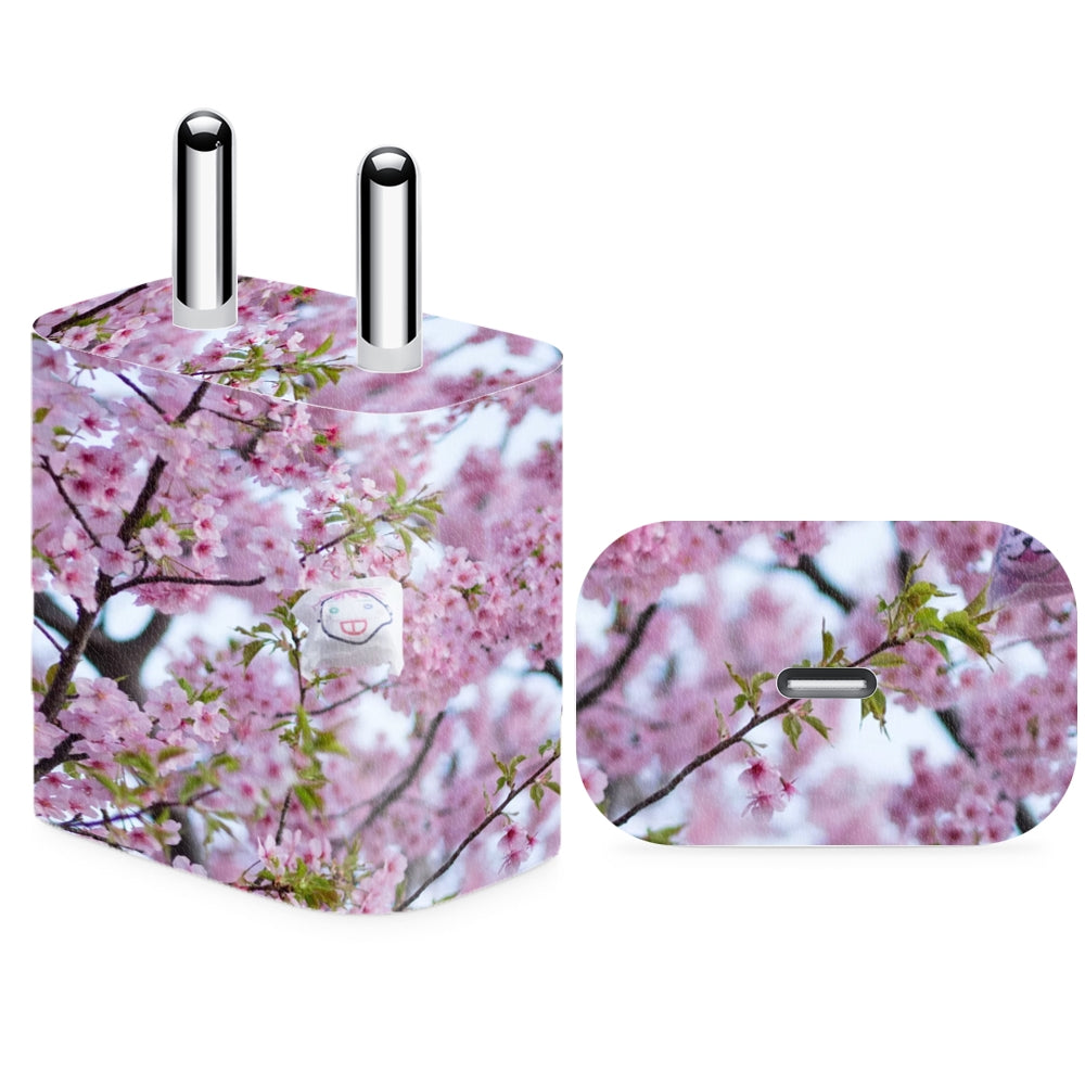 Shop Light Pink Flowers Charger Skin | Buy Online Now – SkinsLegend