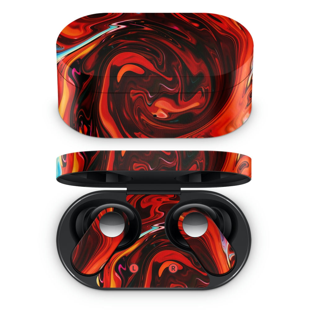 Enhance Your Oneplus Nord Buds with Red Swirl Float Abstract Earbud ...