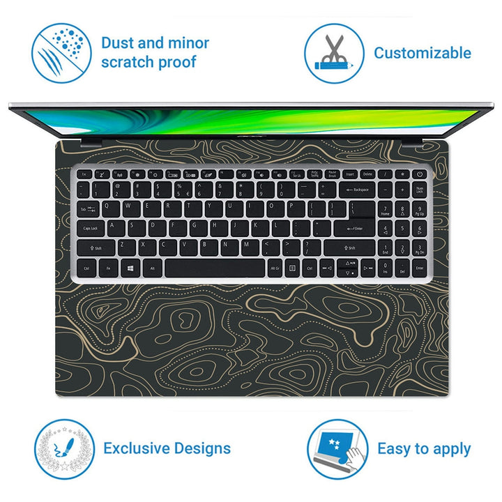 Laptop Skin - Topography Pattern TP03