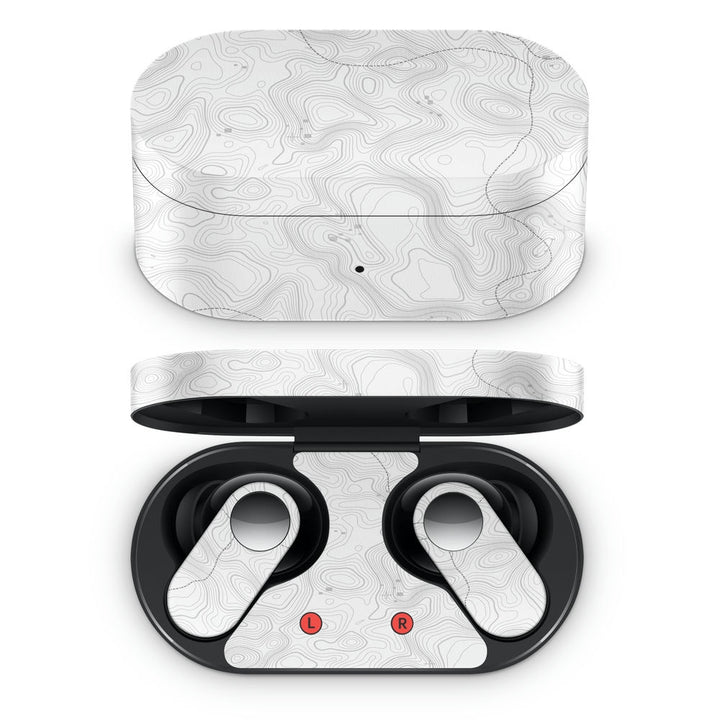 Enhance Your Oneplus Nord Buds with Topography Pattern TP07 Earbud Skin ...