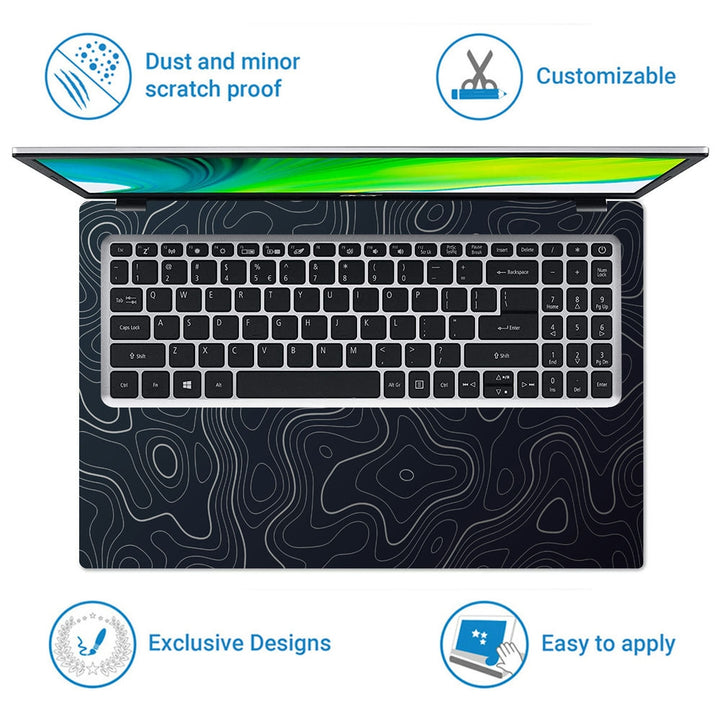 Laptop Skin - Topography Pattern TP04