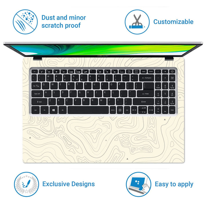 Laptop Skin - Topography Pattern TP14